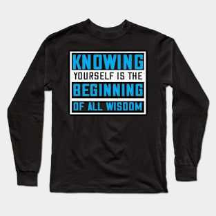 beginning of all Long Sleeve T-Shirt